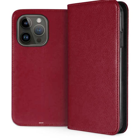 Burgundy iPhone 15 Pro Folio Case